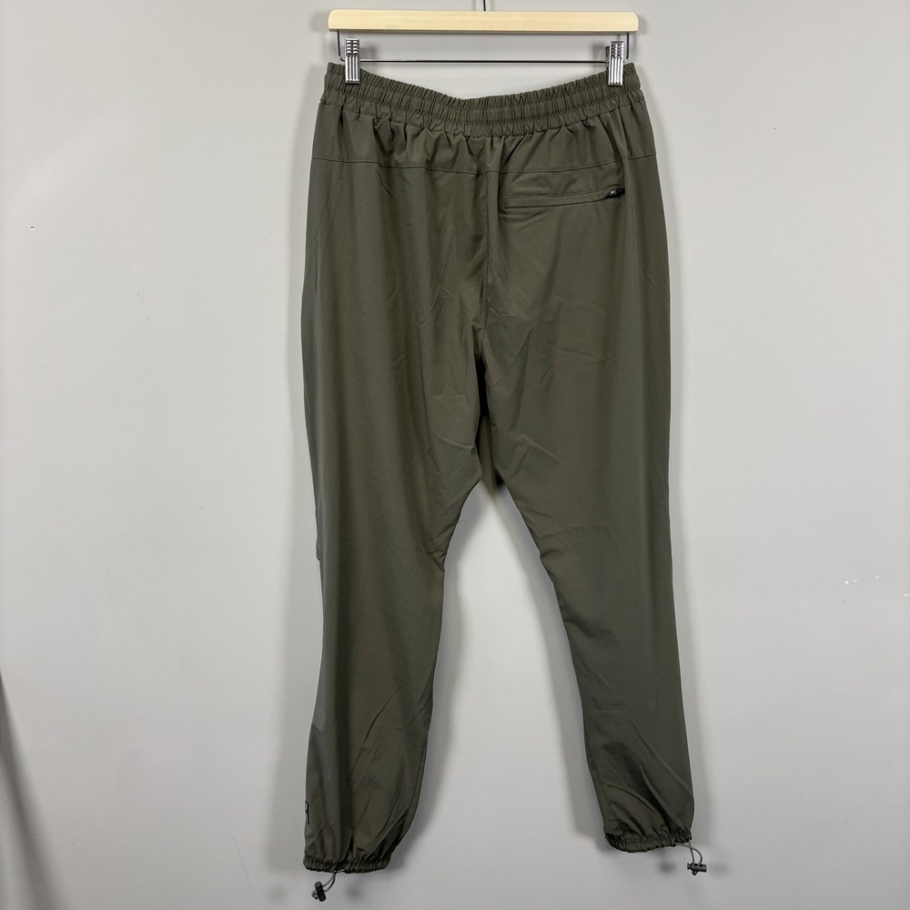 ASRV Mens Olive Green Jogger Pants Athleisure Workout Track Pants Size L - Picture 9 of 11